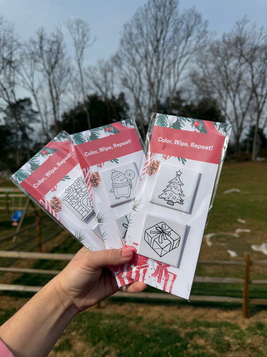 Reusable Coloring Magnet Set
